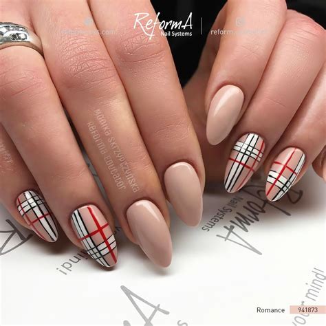 burberry nail art ideas.